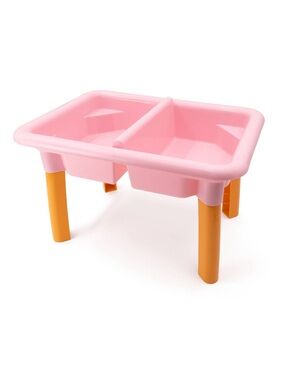 Target Bullseye Playground Sand / Water Table Pink & Orange w/2 compartments NEW